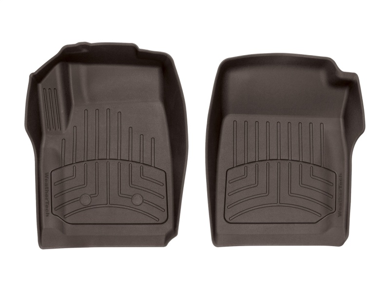 WeatherTech 15-22 Chev Colorado / GMC Canyon EXT Cab/CC (Carpeted Floor) Front FloorLiner HP - Cocoa