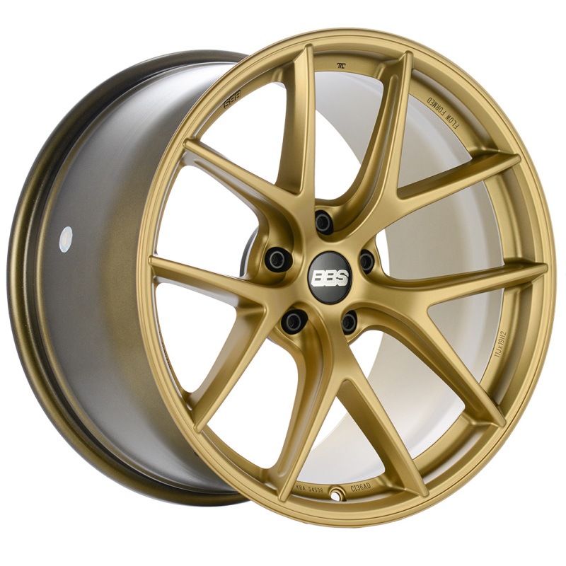 BBS Unlimited CI-R 19x9 ET72 (Face 0) Satin Gold Wheel