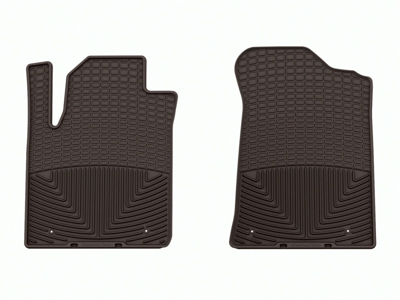 WeatherTech 11-13 Infiniti QX / 14-18 QX80 / 17-18 Nissan Armada Front Rubber Mats - Cocoa