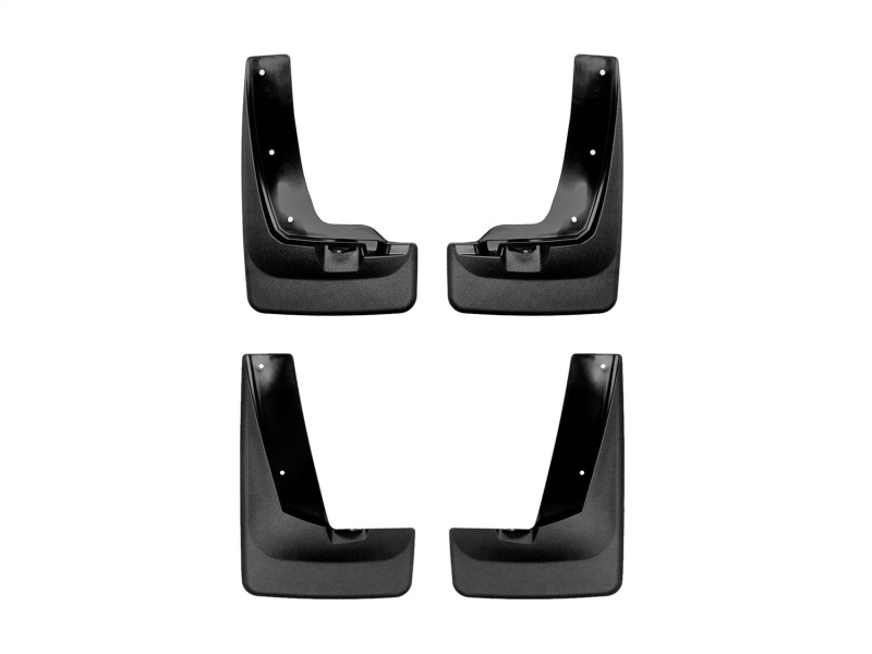 WeatherTech 19-20 Hyundai Santa Fe No Drill Mudflaps - Black