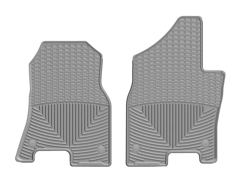 WeatherTech 2019+ Dodge Ram Truck 1500 Front Rubber Mats - Grey