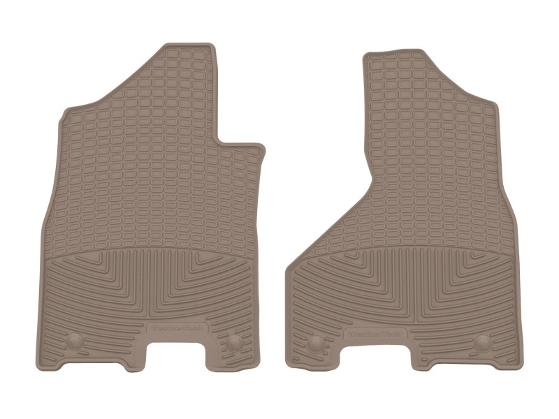 WeatherTech 2019+ Dodge Ram Truck 2500/3500 Front Rubber Mats - Tan