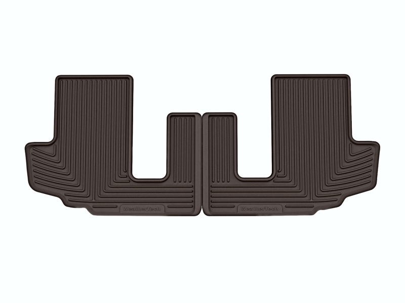 WeatherTech 2020+ Toyota Highlander Rear Rubber Mats - Cocoa