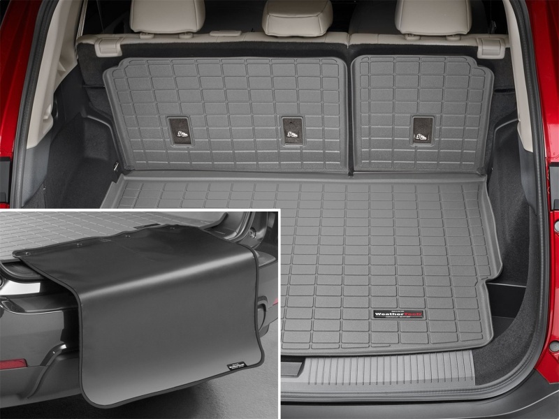 WeatherTech 2021+ Nissan Rogue Cargo With Bumper Protector - Grey