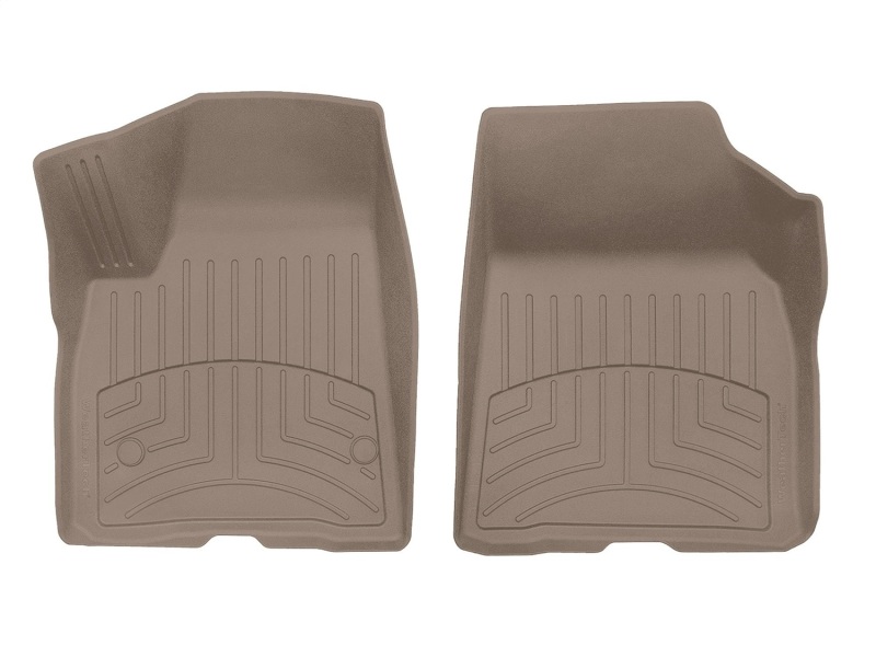 WeatherTech 2017+ GMC Acadia / Acadia Denali Front FloorLiner HP - Tan