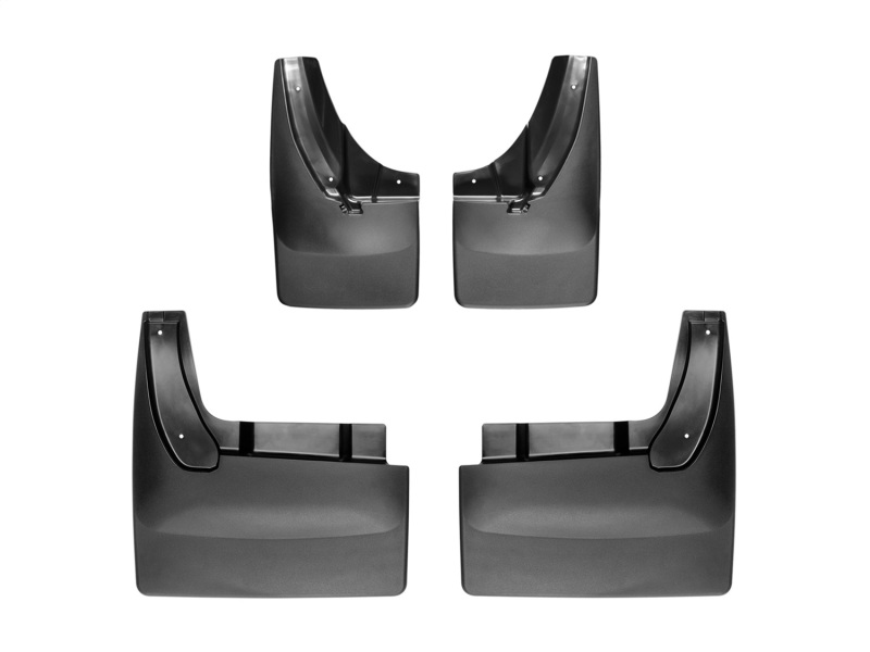WeatherTech 10-13 Dodge Ram 3500 No Drill Mudflaps - Black