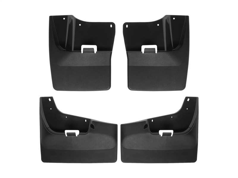 WeatherTech 20-24 GMC Sierra / Sierra Denali 2500HD / 3500HD No Drill Mudflaps - Black