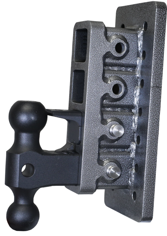 Gen-Y Mega Duty 2in Bolt-On 7.5in Drop 2K TW 16K Hitch w/GH-051 Dual-Ball/GH-032 Pintle Lock