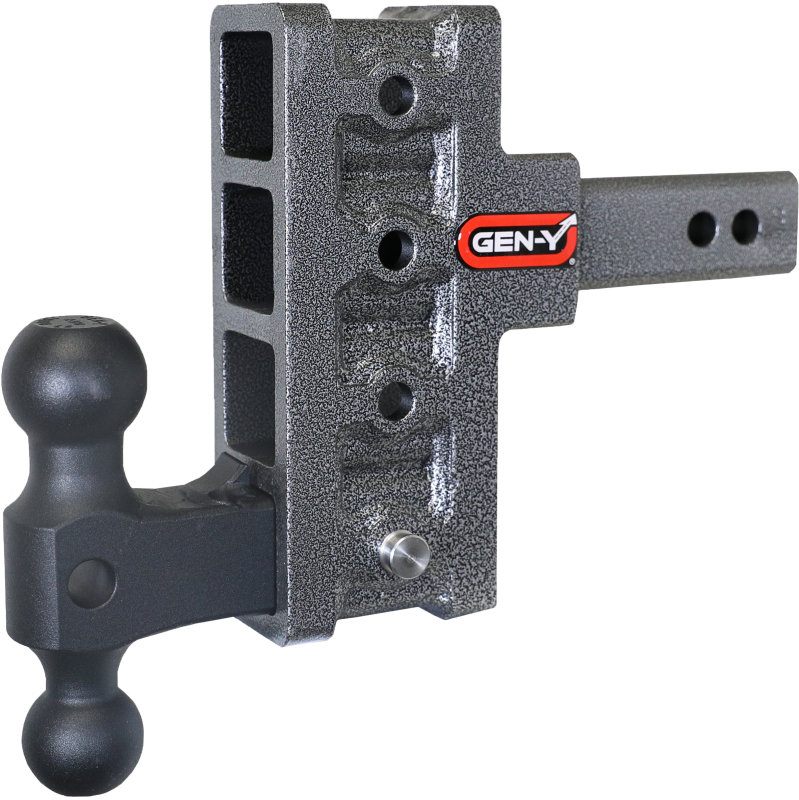 Gen-Y Mega Duty 2in Shank 5in Offset Drop 2K TW 16K Hitch w/GH-051 Dual-Ball