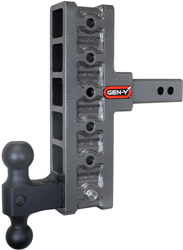 Gen-Y Mega Duty 2in Shank 7.5in Offset Drop 2K TW 16K Hitch w/GH-051 Dual-Ball