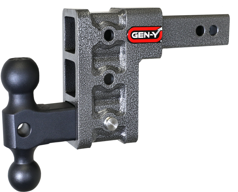 Gen-Y Mega Duty 2in Shank 5in Drop 1.5K TW 10K Hitch w/GH-031 Dual-Ball