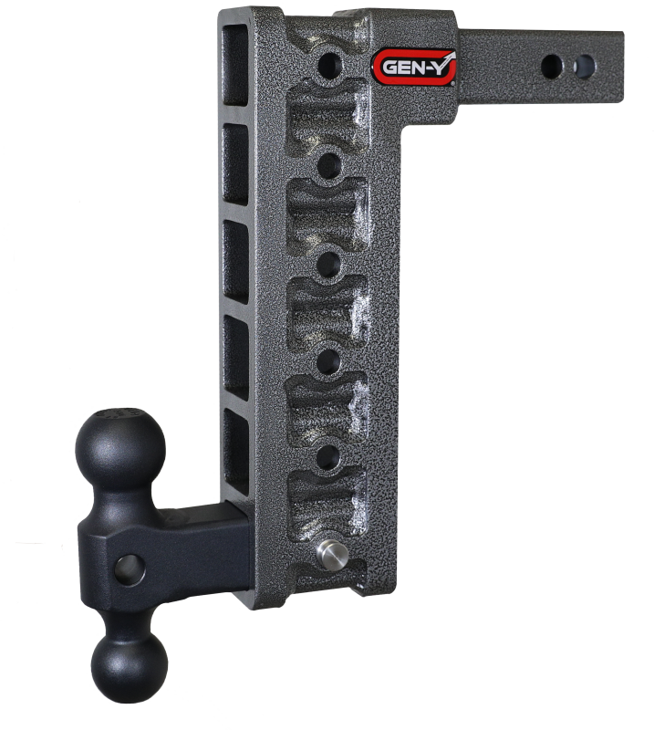 Gen-Y Mega Duty 2in Shank 12.5in Drop 10K Hitch w/Dual-Ball (Use w/Stabilizer Kit GH-0100)