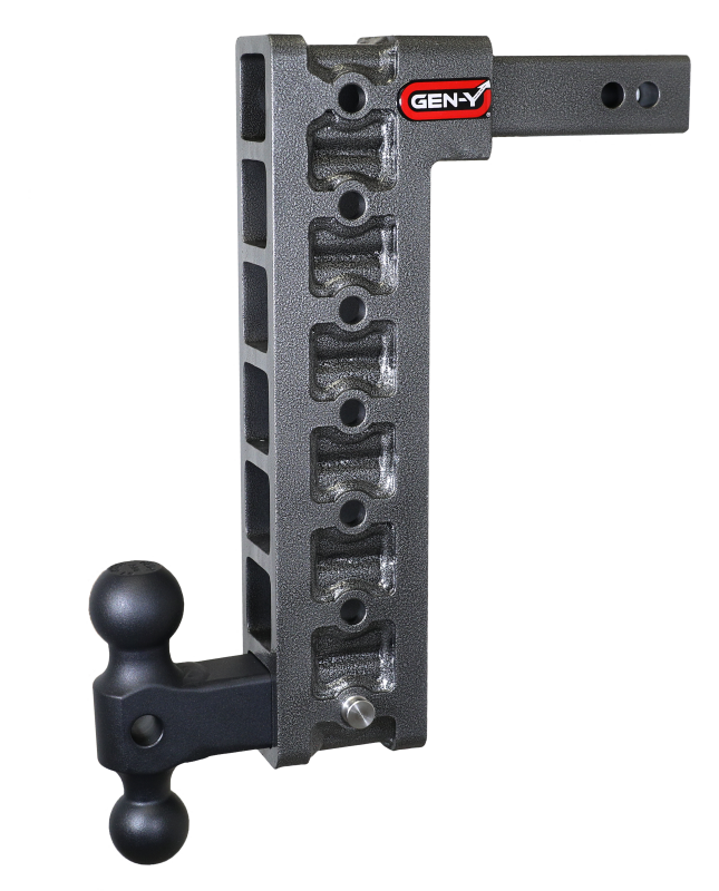 Gen-Y Mega Duty 2in Shank 15in Drop 10K Hitch w/Dual-Ball (Use w/Stabilizer Kit GH-0100)