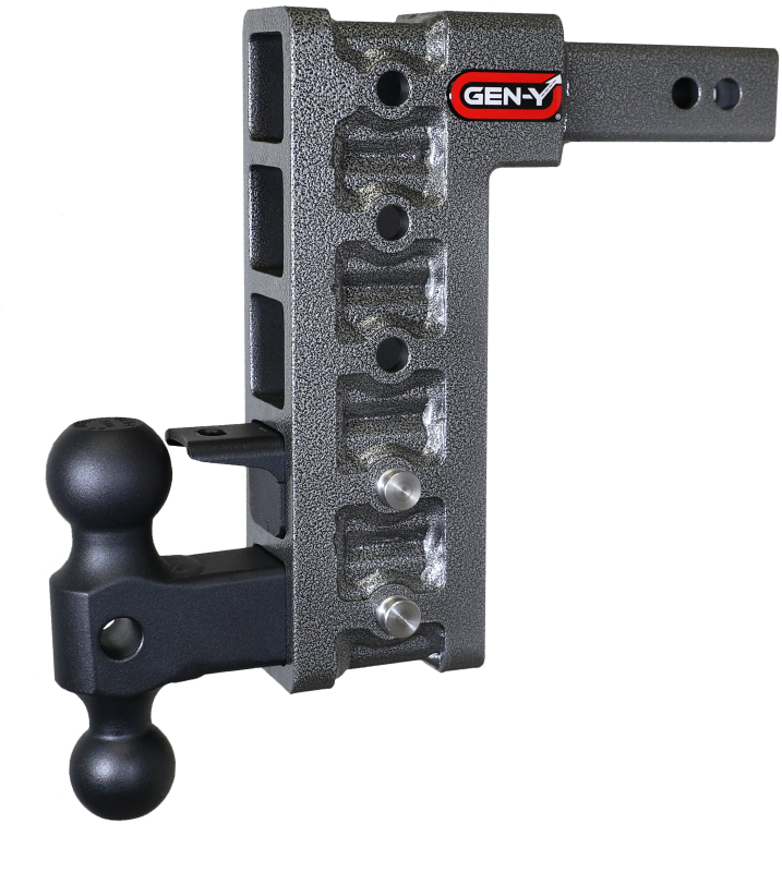 Gen-Y Mega Duty 2in Shank 10in Drop 1.5K TW 10K Hitch w/GH-031 Dual-Ball/GH-032 Pintle Lock