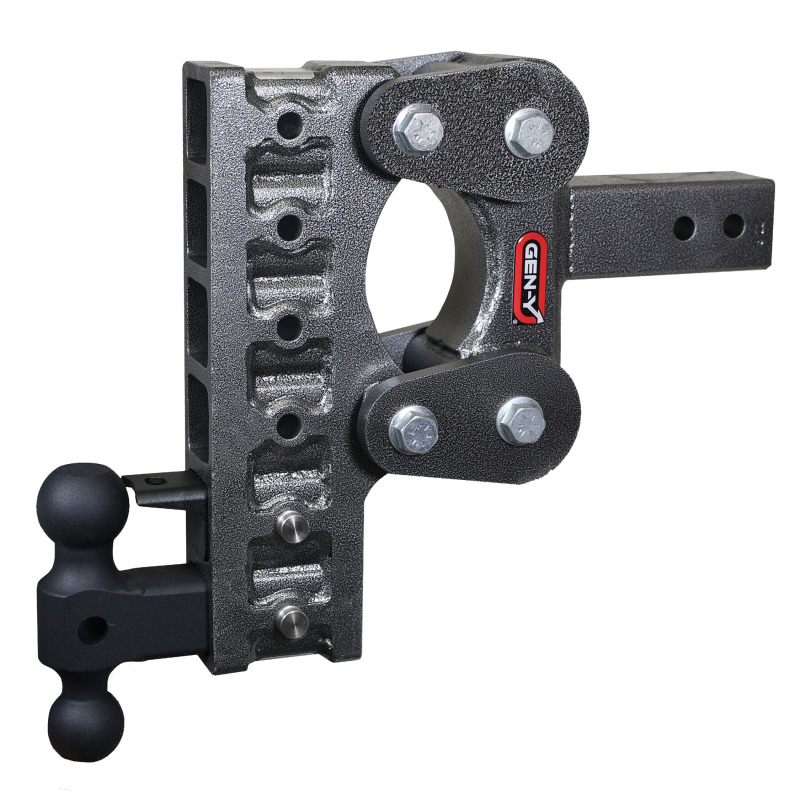 Gen-Y The Boss Torsion-Flex 2.5in Shank 10in Drop 10K Hitch w/GH-031 Dual-Ball/GH-032 Pintle Lock