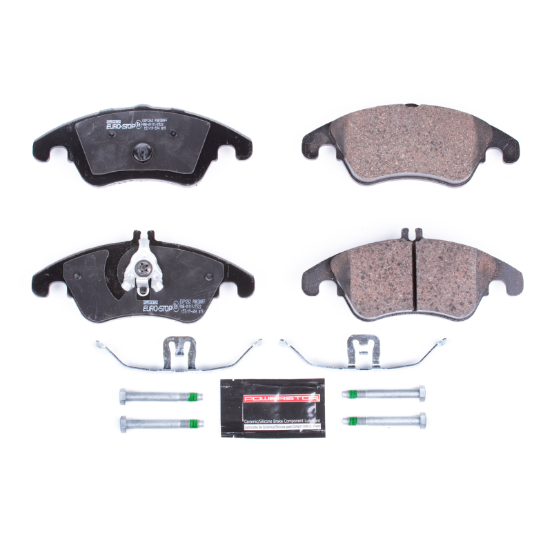 Power Stop 12-16 Mercedes-Benz SLK350 Euro-Stop ECE-R90 Front Brake Pads