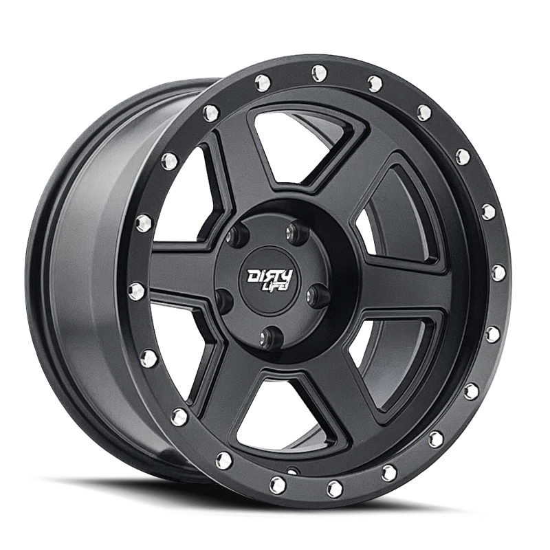 Dirty Life Compound 9315 20x10 / 6x139.7 BP / -25mm Offset / 106mm Hub Matte Black Wheel