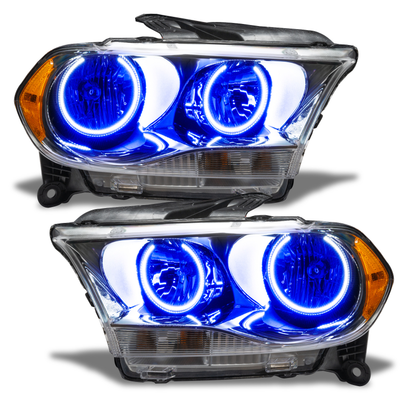 Oracle 11-13 Dodge Durango SMD HL Halogen - Chrome - Blue