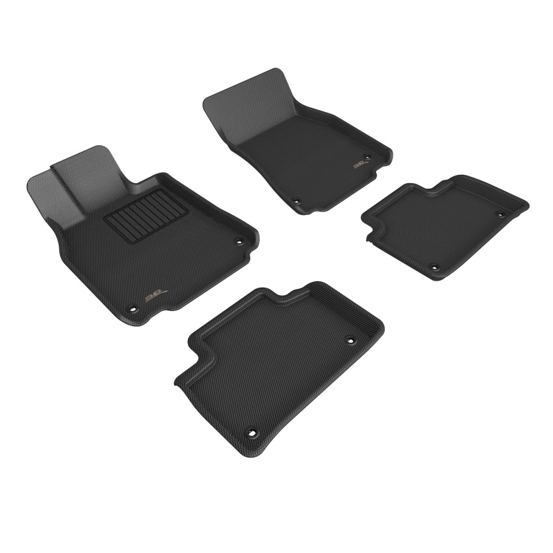 3D MAXpider 13-17 Lexus Ls460 Kagu Floor Mat- Black R1 R2