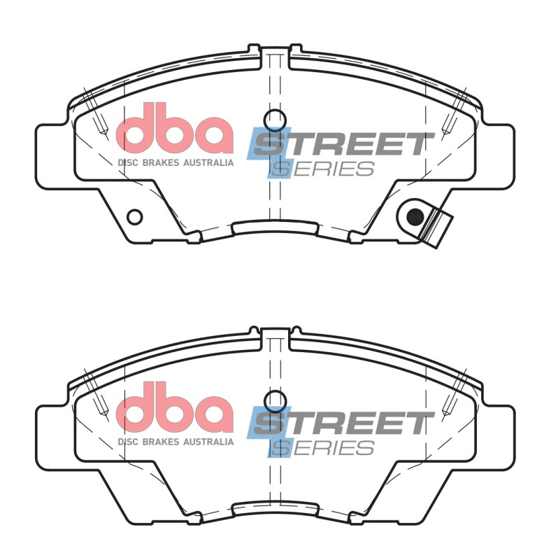 DBA 11-15 Honda CR-Z Street Series Front Brake Pads