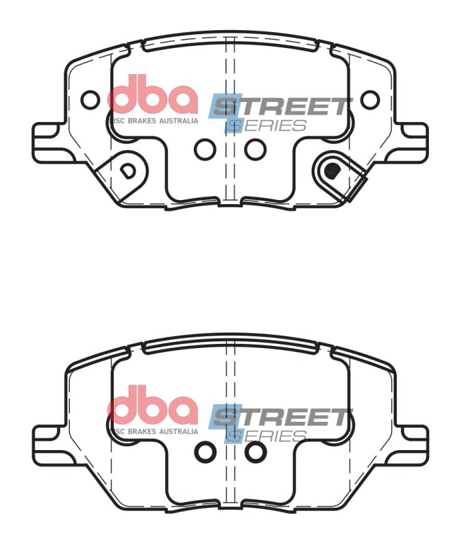 DBA 16-19 Jeep Compass (278mm Rear Rotor) Street Series Rear Brake Pads