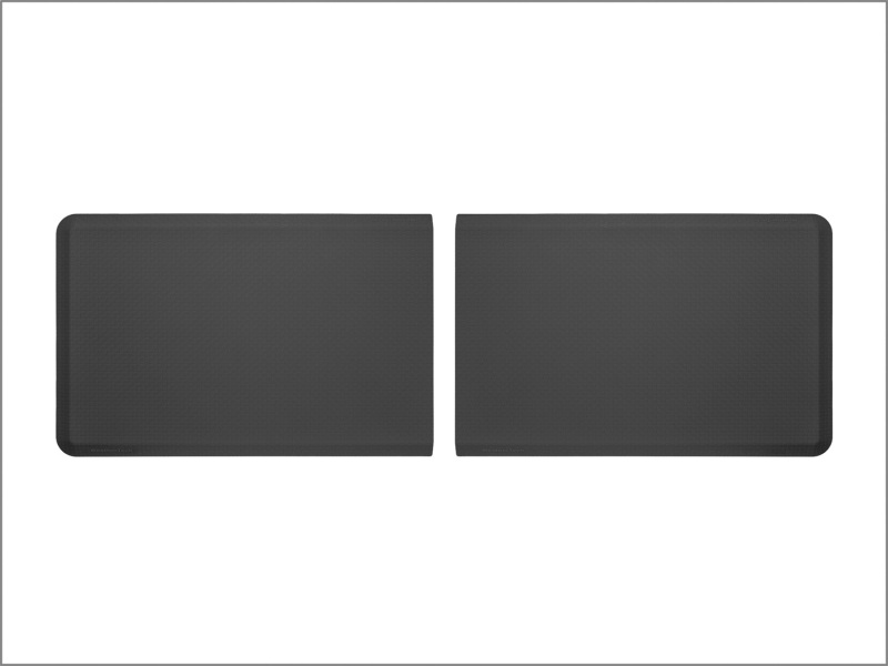 WeatherTech Comfort Mat Connect End Mat 24x36in Woven (2 Qty) - Black
