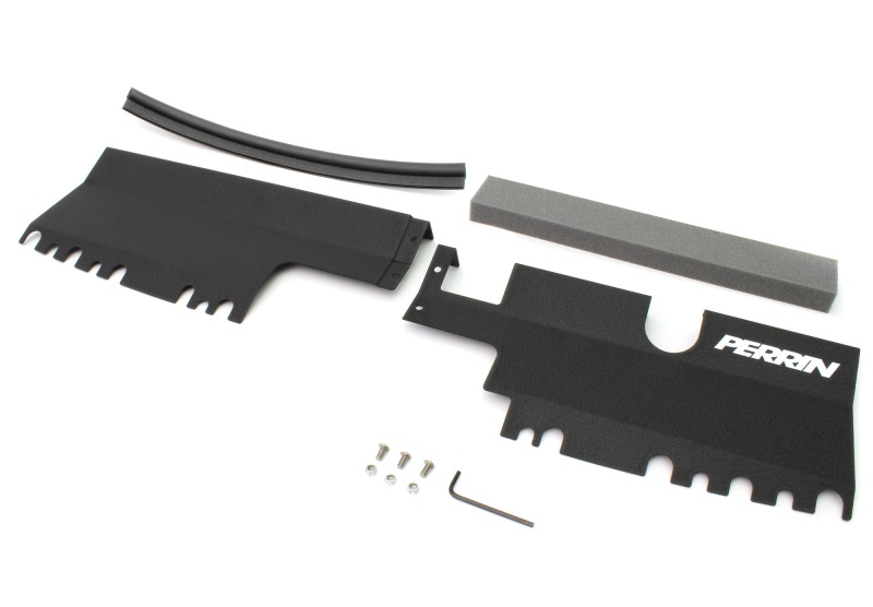 PERRIN 15-21 Subaru WRX/STI Radiator Shroud (Without OEM Intake Scoop) - Black