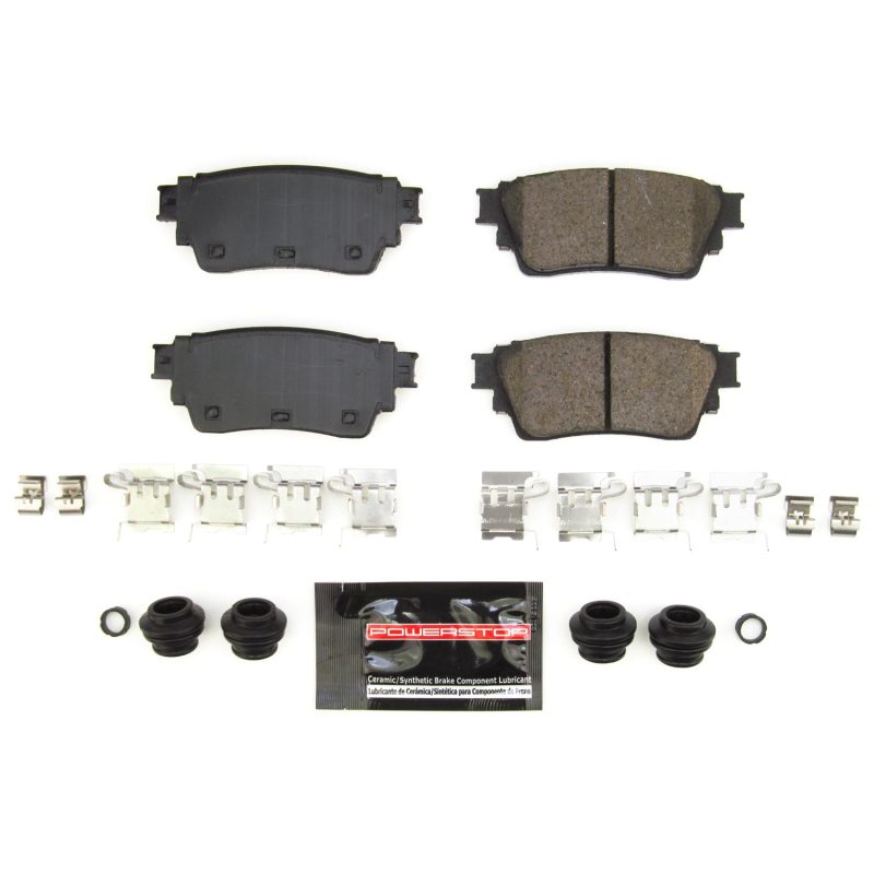 PowerStop - Z23 Daily Driver Carbon-Fiber Ceramic Brake Pads with Hardware Kit