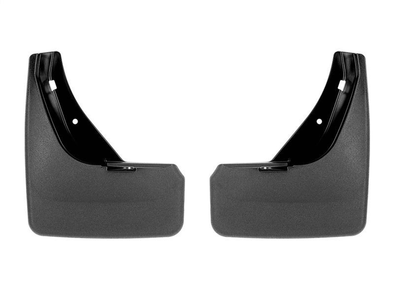 WeatherTech 22-23 Hyundai Santa Cruz (Does Not Work w/Fender Flares) No Drill Rear MudFlaps - Black