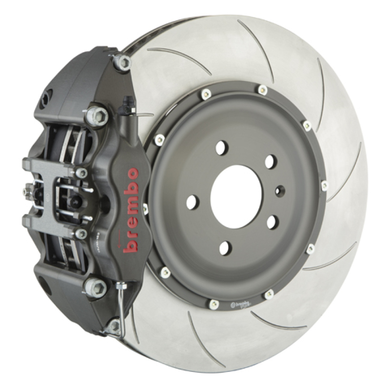 Brembo 08-16 R8 PISTA Front Race BBK 6 Piston Forged380x34x6 5a 2pc Rotor T5-Clear HA