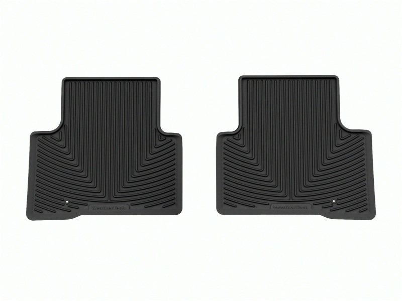WeatherTech 13-18 Hyundai Santa Fe / 2019 Santa Fe XL Rear All-Weather Floor Mats - Black