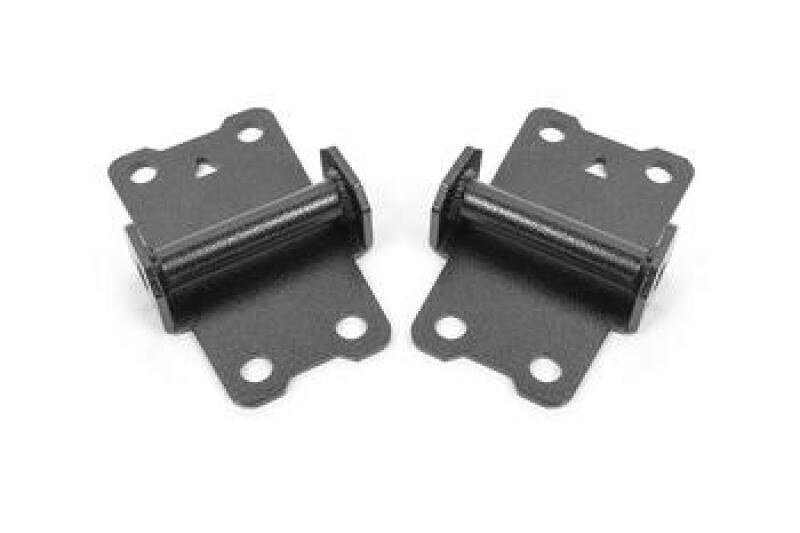 BMR 82-92 F-Body Motor Mount Kit Lower Solid - Black Hammertone