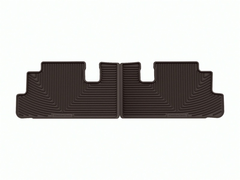 WeatherTech 22-23 Infiniti QX60 / Nissan Pathfinder Rear Rubber Mats - Cocoa