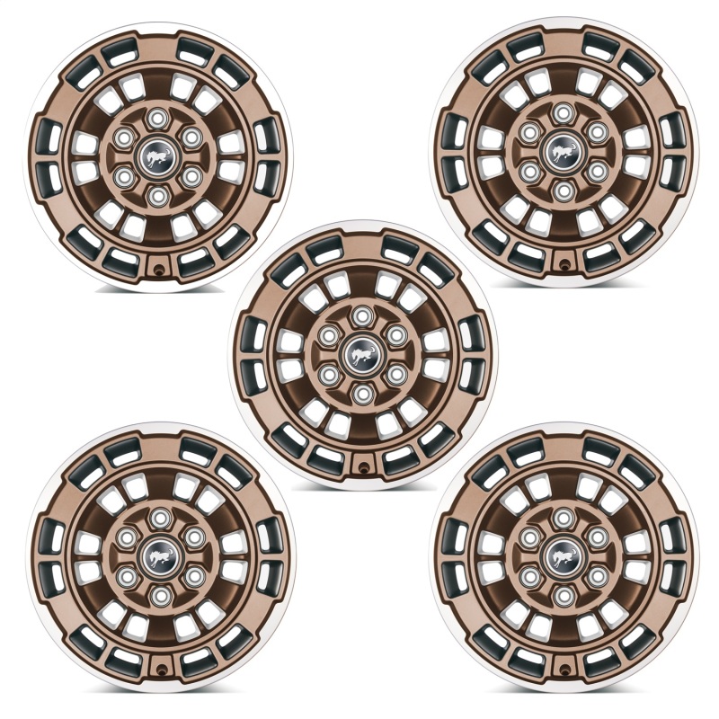 Ford Racing 21-23 Bronco 17x8.5 Wheel Kit - Sinister Bronze