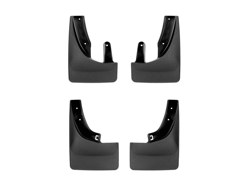 WeatherTech 22-23 Nissan Frontier D41 (Incl. Pro-X/Pro-4X) No Drill Front & Rear Mudflaps - Black