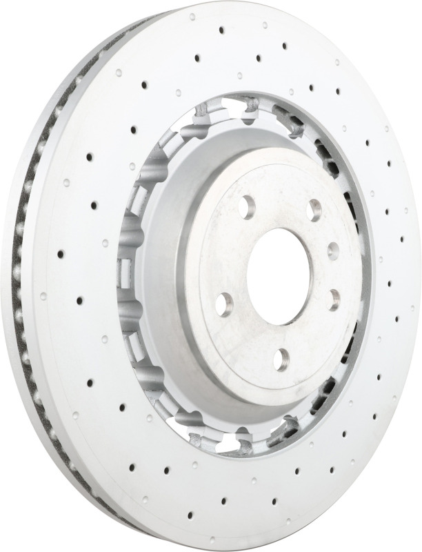 Brembo 15-18 Porsche Macan Front Grooved UV Coated Rotor