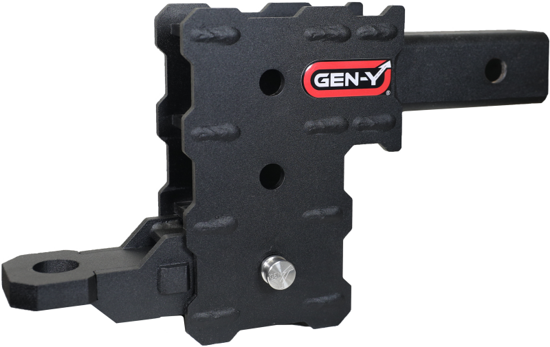 Gen-Y Phantom 2in Hollow Shank 4.5in Drop 500lb TW 12K Hitch w/GH-102541 Mount/GH-102359 Pin & Clip