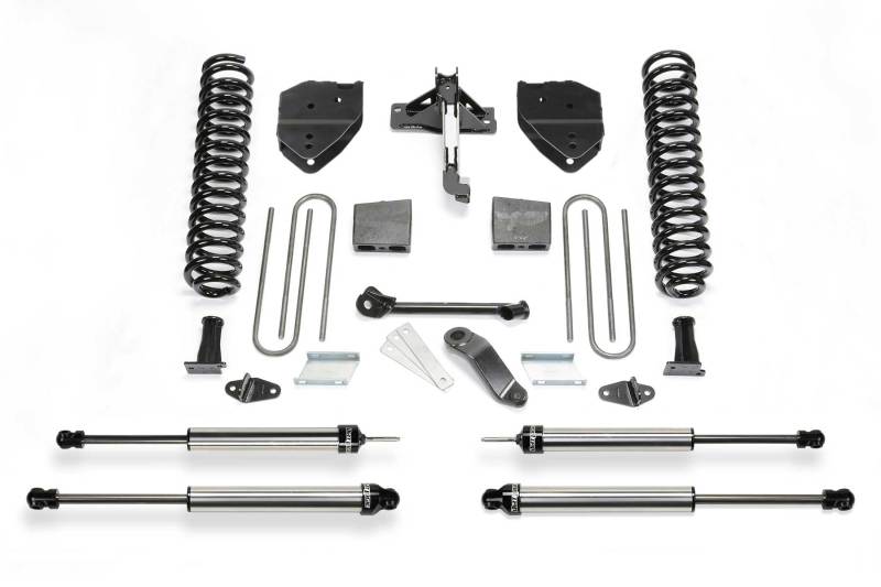 Fabtech 17-21 Ford F250/F350 4WD Gas 4in Basic Sys w/Dlss Shks