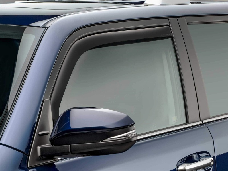WeatherTech 10-23 Toyota 4Runner Front Side Window Deflectors - Dark Tint