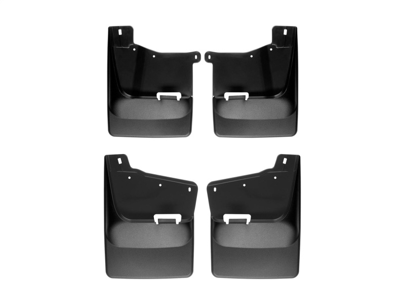 WeatherTech 20-24 Chevrolet Silverado 2500HD/3500HD w/o OE Splash Guards No Drill Mudflaps - Black