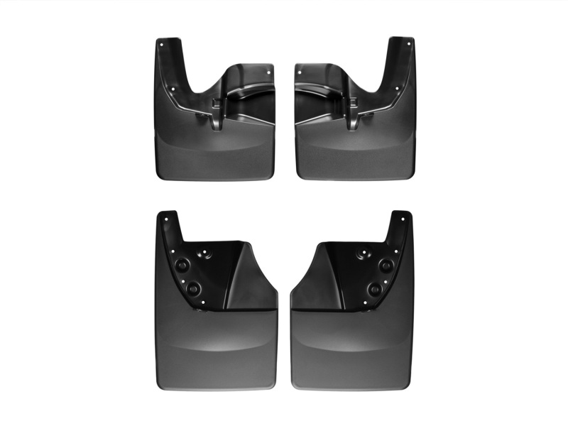 WeatherTech 14-16 Toyota Tundra (w/o Fender Flares) No Drill Mudflaps - Black