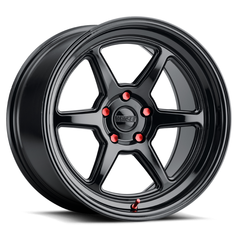 Kansei K14B Roku 18x10.5in / 5x110 BP / 12mm Offset / 73.1mm Bore - Gloss Black Wheel