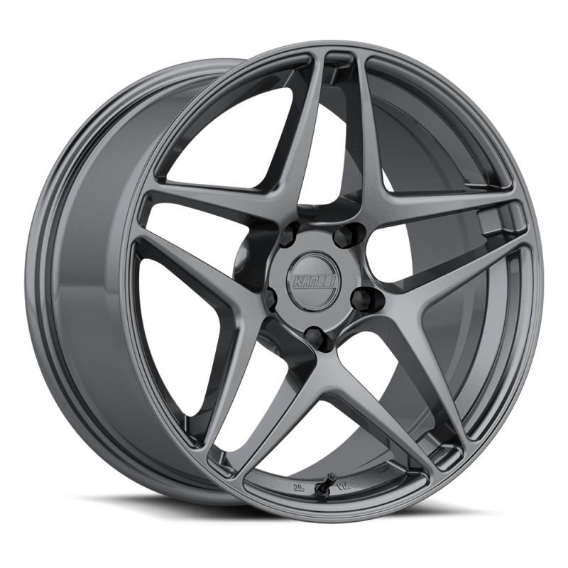 Kansei K15G Astro 19x9.5in / 5x114.3 BP / 12mm Offset / 73.1mm Bore - Gunmetal Wheel