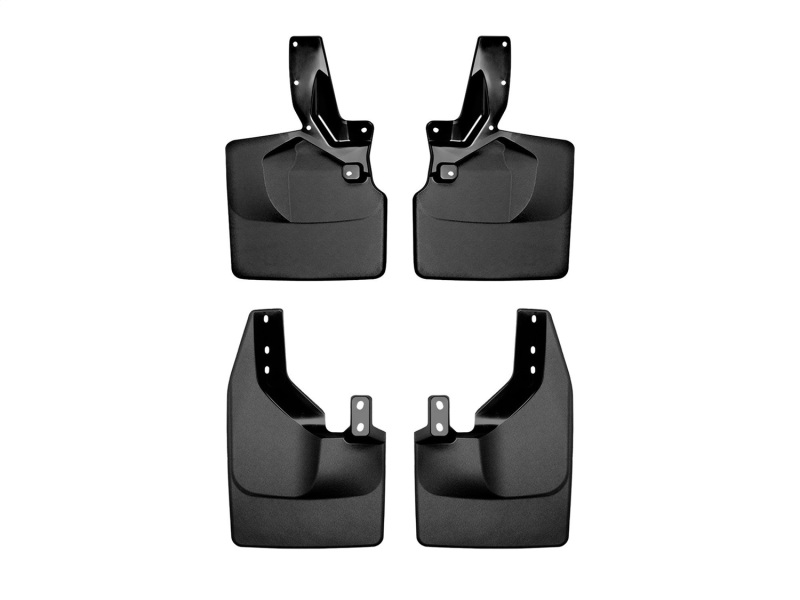 WeatherTech 21-23 Ford Bronco (Will Fit Factory Rock Rails/Tube Step) No Drill Mudflaps - Black