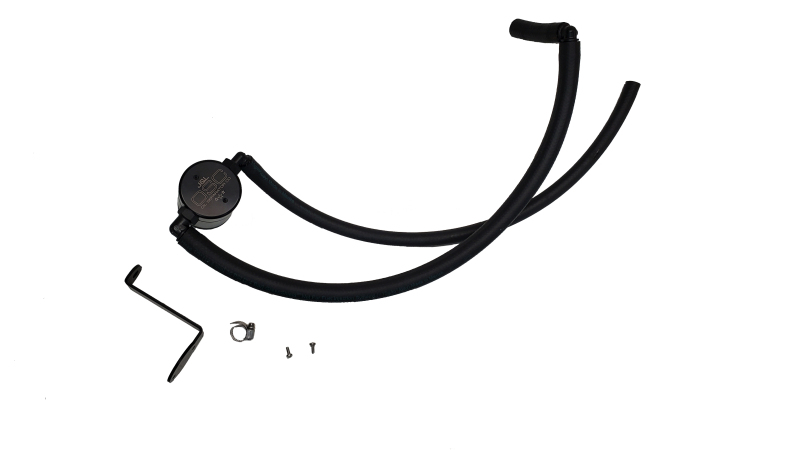 J&L 22-25 Hyundai Elantra N 2.0L Oil Separator 3.0 Passenger Side - Black Anodized