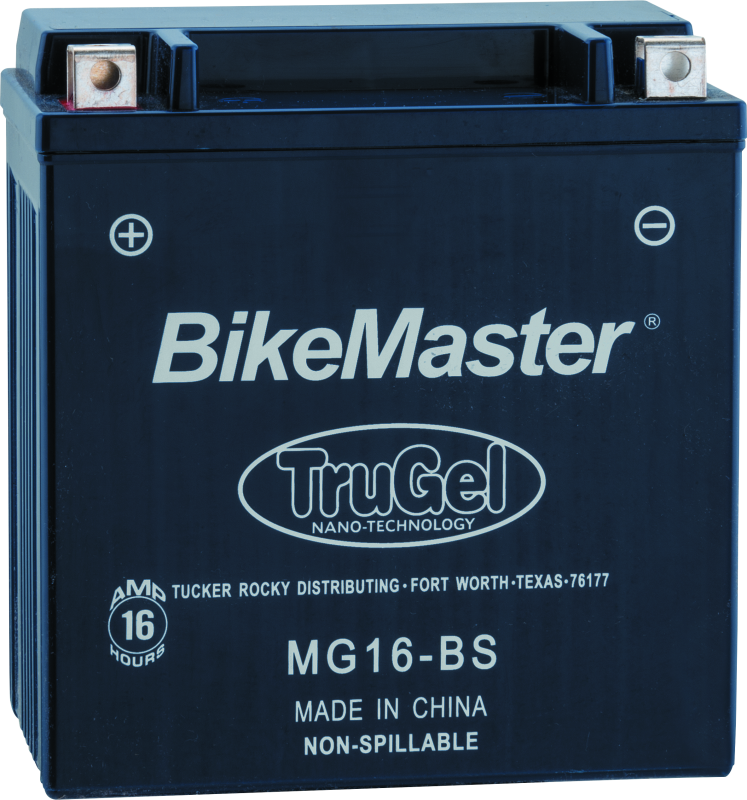 BikeMaster TruGel Battery - MG16-BS