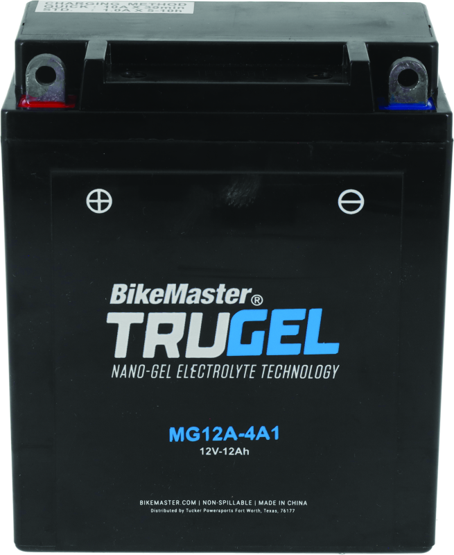 BikeMaster TruGel Battery - MG12A-4A1
