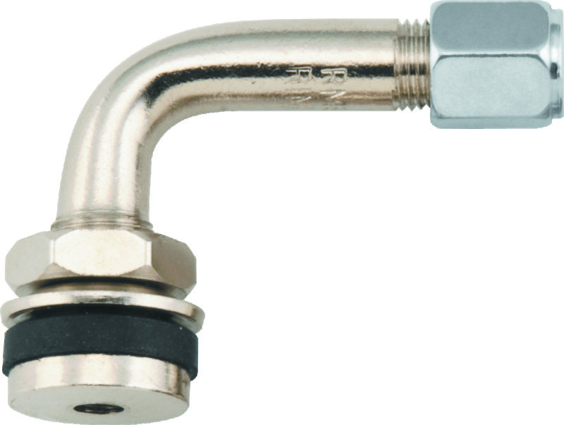 BikeMaster Valve Stem 90Deg Chrome Ea.