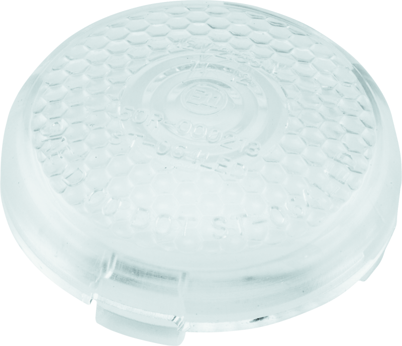 Bikers Choice Replacement Honeycomb Clear Lens For LED Bullet Turn Signal