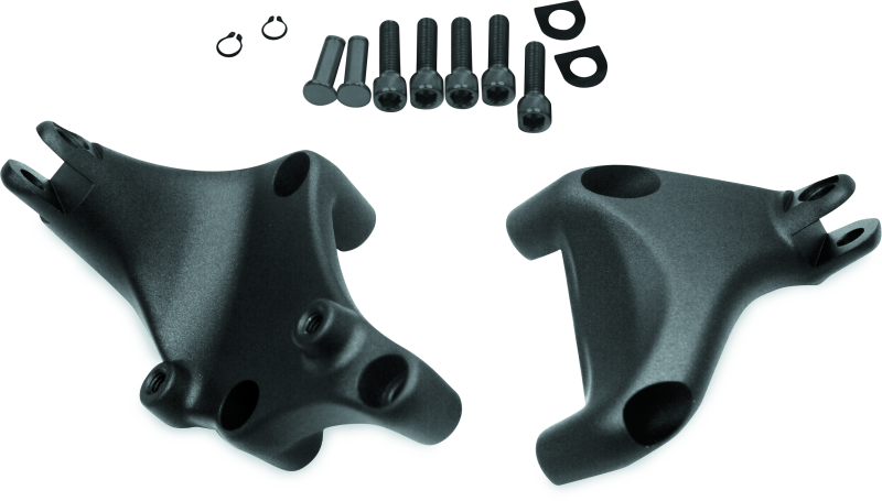 Bikers Choice 14-Up XL Black Passenger Footpeg Mount